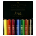 Boîte métal de 36 crayons de couleurs Polychromos