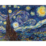 Broderie Diamant kit intermédiaire La Nuit Étoilée de Van Gogh