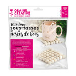 Kit créatif Sous-tasses en perles à confectionner