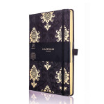 Carnet de notes ligné Black&Gold 13 x 21 cm Baroque