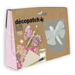 Kit objet en papier mâché papillon à personnaliser