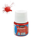 Peinture textile opaque Setacolor 45ml - 46 - Rouge passion moiré