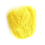Paille décorative jaune