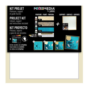 Atelier Mixed Media Kit project art panel + markers