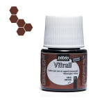 Peinture pour verre Vitrail 45 ml - 11 - Brun