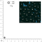 Perles de rocaille indiennes 4,5 mm - Noir