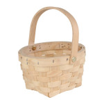 Panier en copeaux de bois 16 x 16 x 13 cm