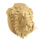 Trophée Lion carton à assembler 25 x 32 x 24 cm
