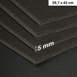 Carton mousse 5mm noir - 29,7 x 42 cm