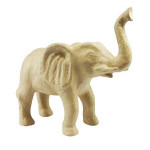 Eléphant papier mâché à décorer 28 cm
