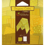 Pochette Origami Color - 12 x 12 cm - Jaune