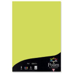 Papier  faire part Pollen A4 210g par 25 couleurs variées - Vert Bourgeon