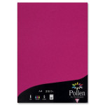 Papier  faire part Pollen A4 210g par 25 couleurs variées - Framboise