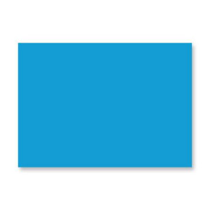 Carte faire part Pollen 210g 82 x 128mm par 25 - Bleu Turquoise