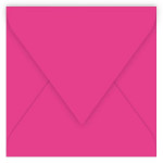 Enveloppe faire part Pollen 120g 140 x 140mm par 20 - Rose Fuchsia