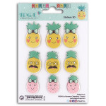 Autocollant 3D Ananas 9 pcs