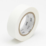 Masking tape uni blanc mat