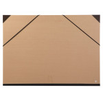 Carton à dessin kraft brun à élastiques 32x45cm