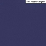 Feuille de papier Maya 50 x 70 cm 120 g/m² - Bleu Nuit