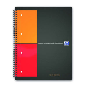 Cahier Notebook A4+ petits carreaux Q.5x5 160 p