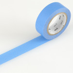 Masking tape uni bleu vif