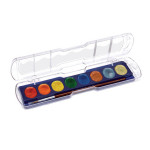 Gouache en pastilles métallisée 8 couleurs