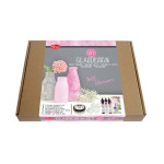 Peinture pour verre effet Givré Kit Fleur de cerisier
