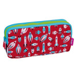 Trousse 3 fermetures Super Heroes Space rose lumineux