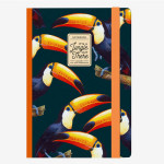 Carnet medium ligné toucan