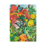 Carnet souple ligné Jardin aux papillons 13 x 18 cm 100 g/m² 176 p