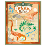 Activité collage Artistic patch Dinosaurus