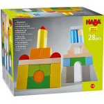 Jeu de construction Blocs en bois Multicolores 28 pcs