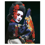 Broderie Diamant kit  intermediaire Kyoto beauty geisha