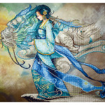 Broderie Diamant kit expert Princesse dragon