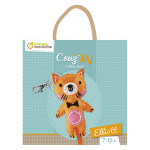 Peluche à coudre Porte-clés Mini Couz'in Elliott le renard