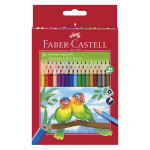 Crayons couleur triangulaire x 36 + taille crayon