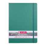 Carnet de croquis Vert forêt 140 g/m² 80 feuilles - 12 x 12 cm