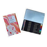 Crayons de couleur Permanents Créa Artiste Boîte de 12 - Rougier&Plé